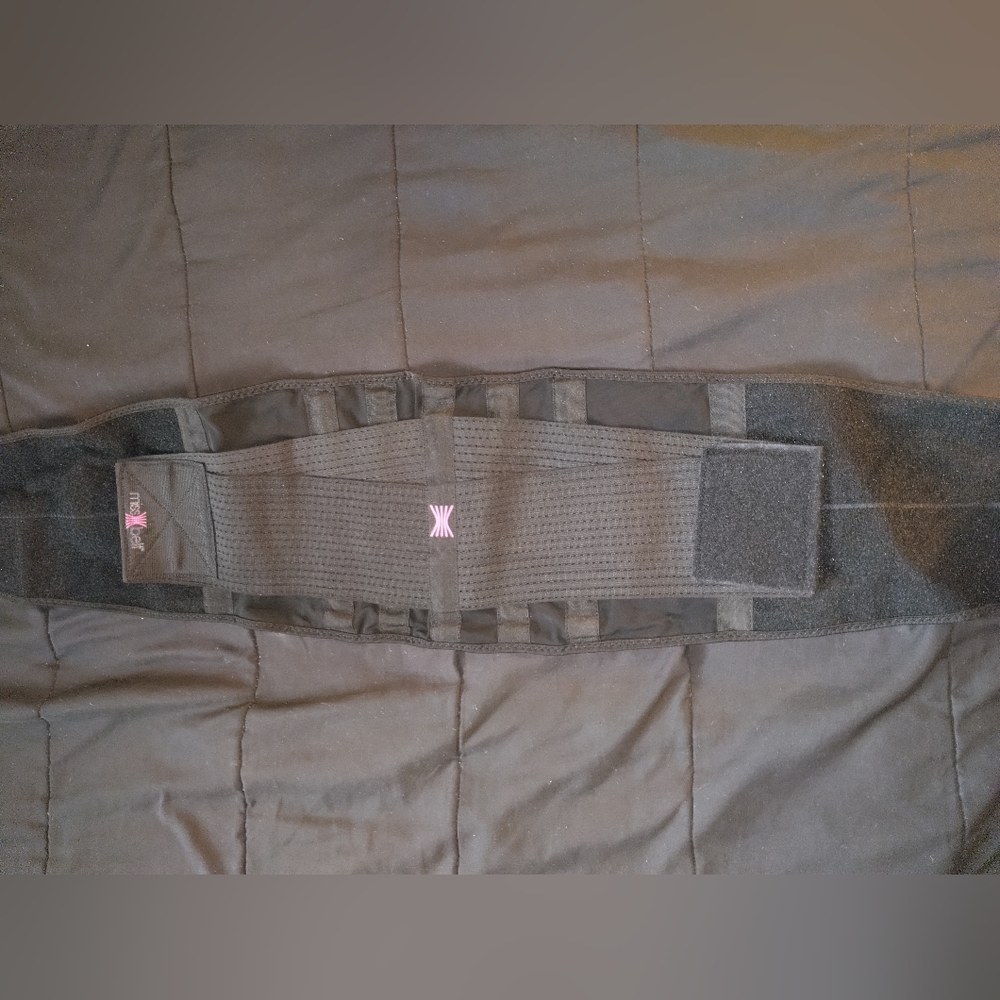 Women's Black Waist Support Belt